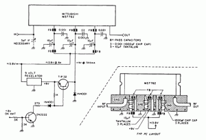 Diagrama do amplificador 1.2Ghz